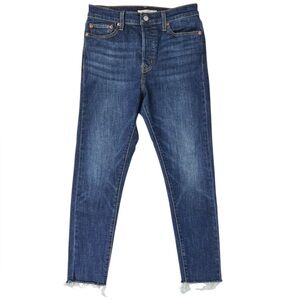 Levi’s Wedgie Skinny Jeans High Rise‎ Dark Wash Botton Fly Size 29